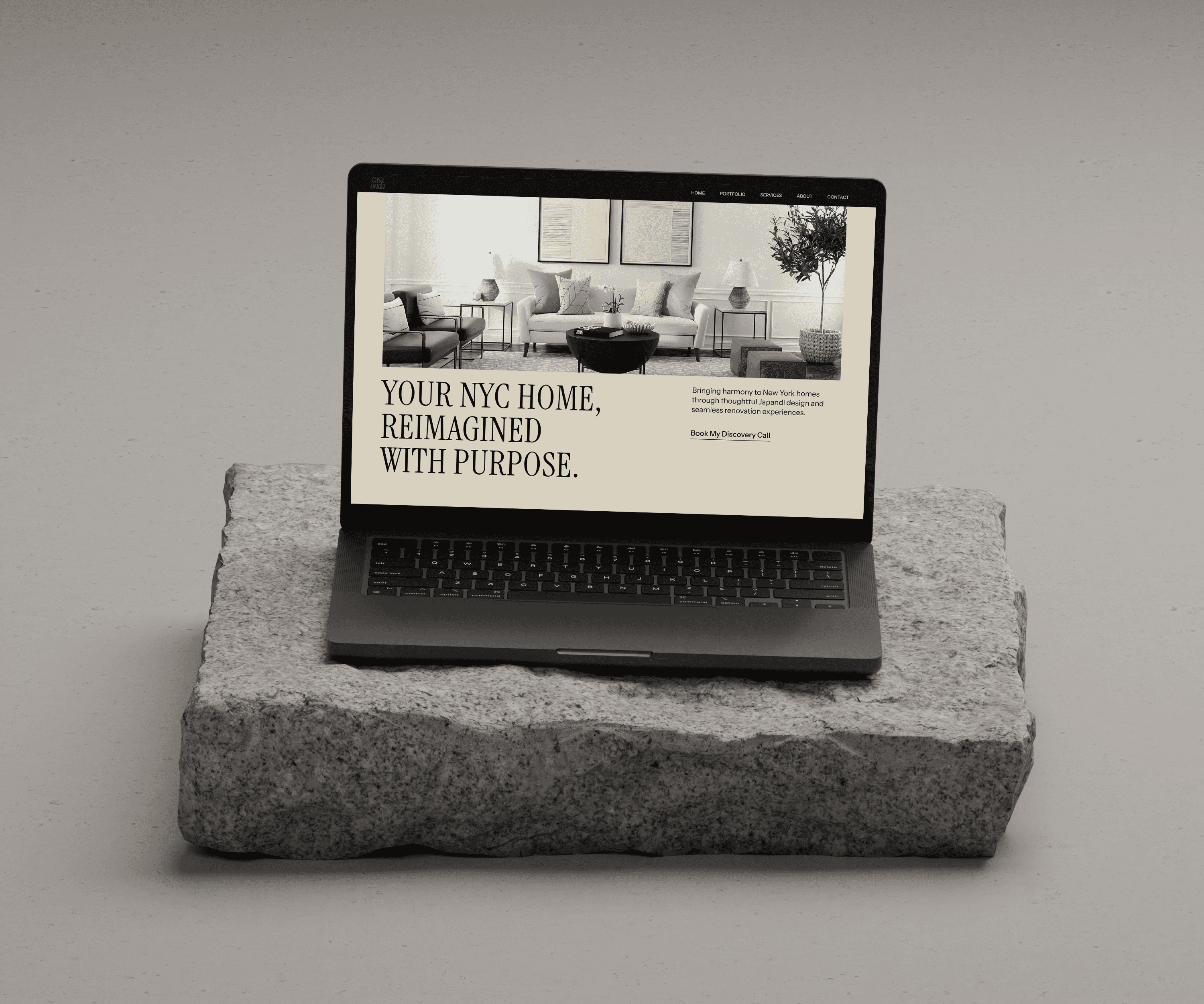 Semi custom website themes mockup 