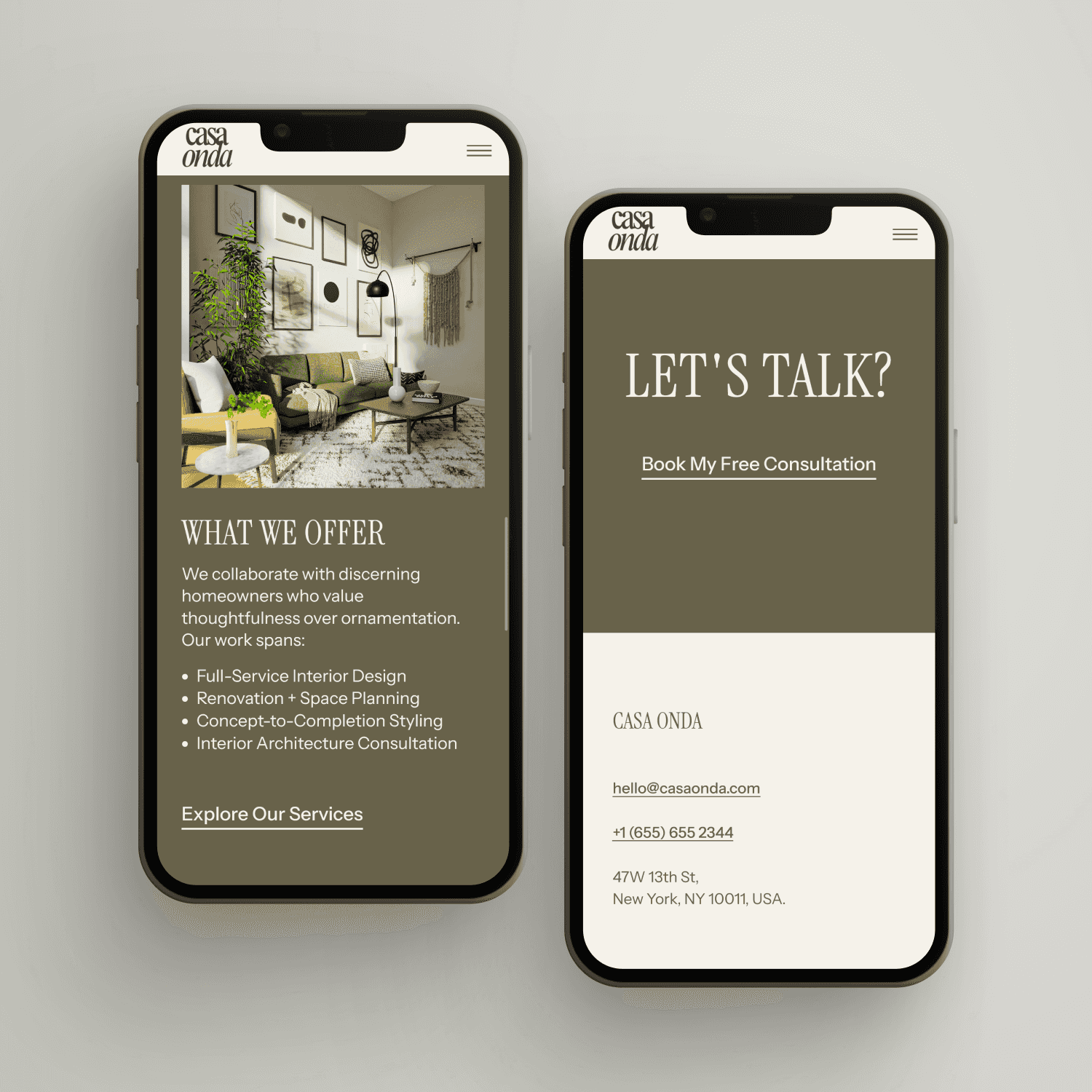 Semi custom websites for San Francisco, CA, USA