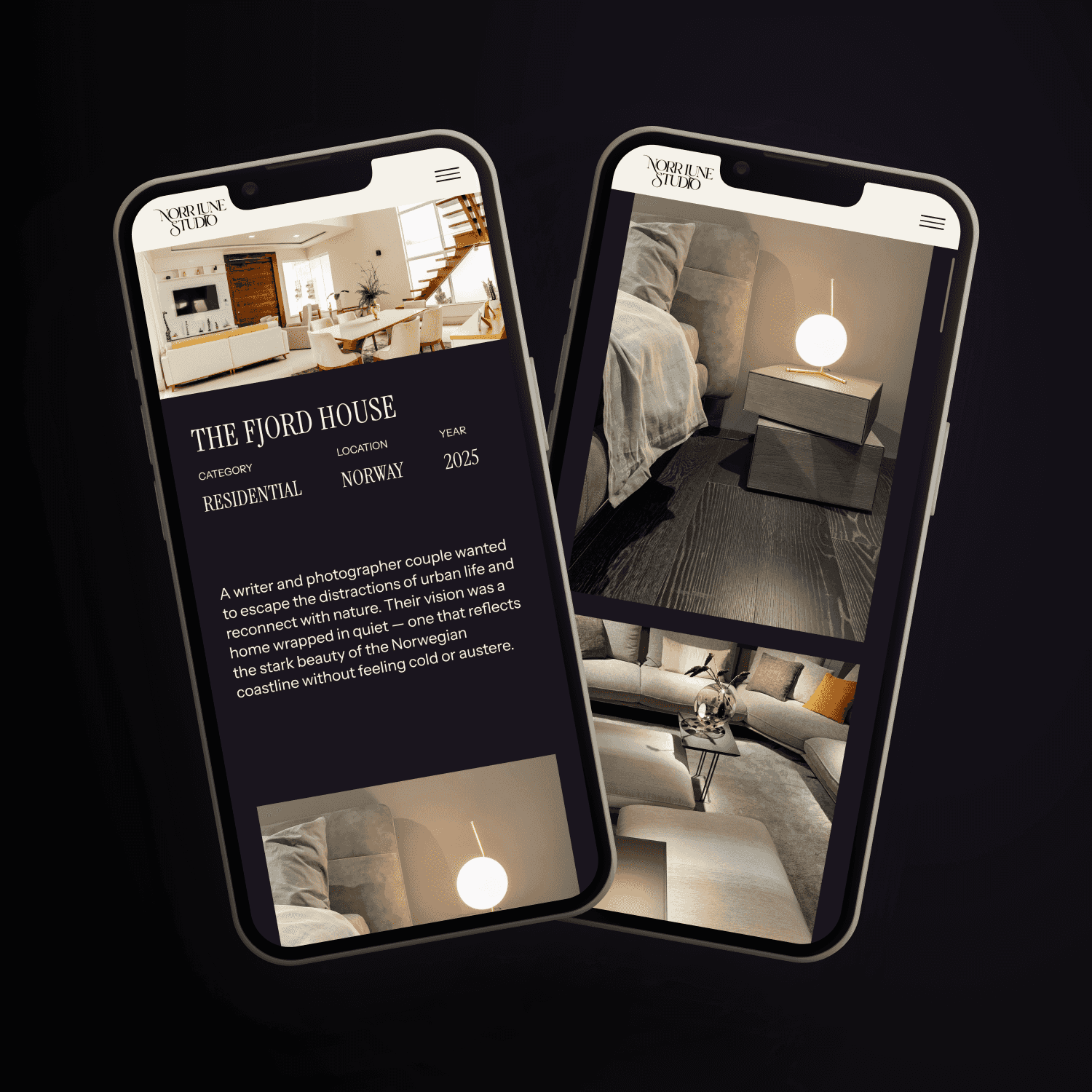 Semi custom website themes mockup 