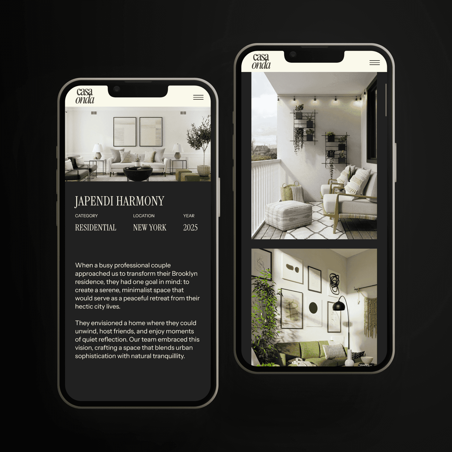 Semi custom website themes mockup 