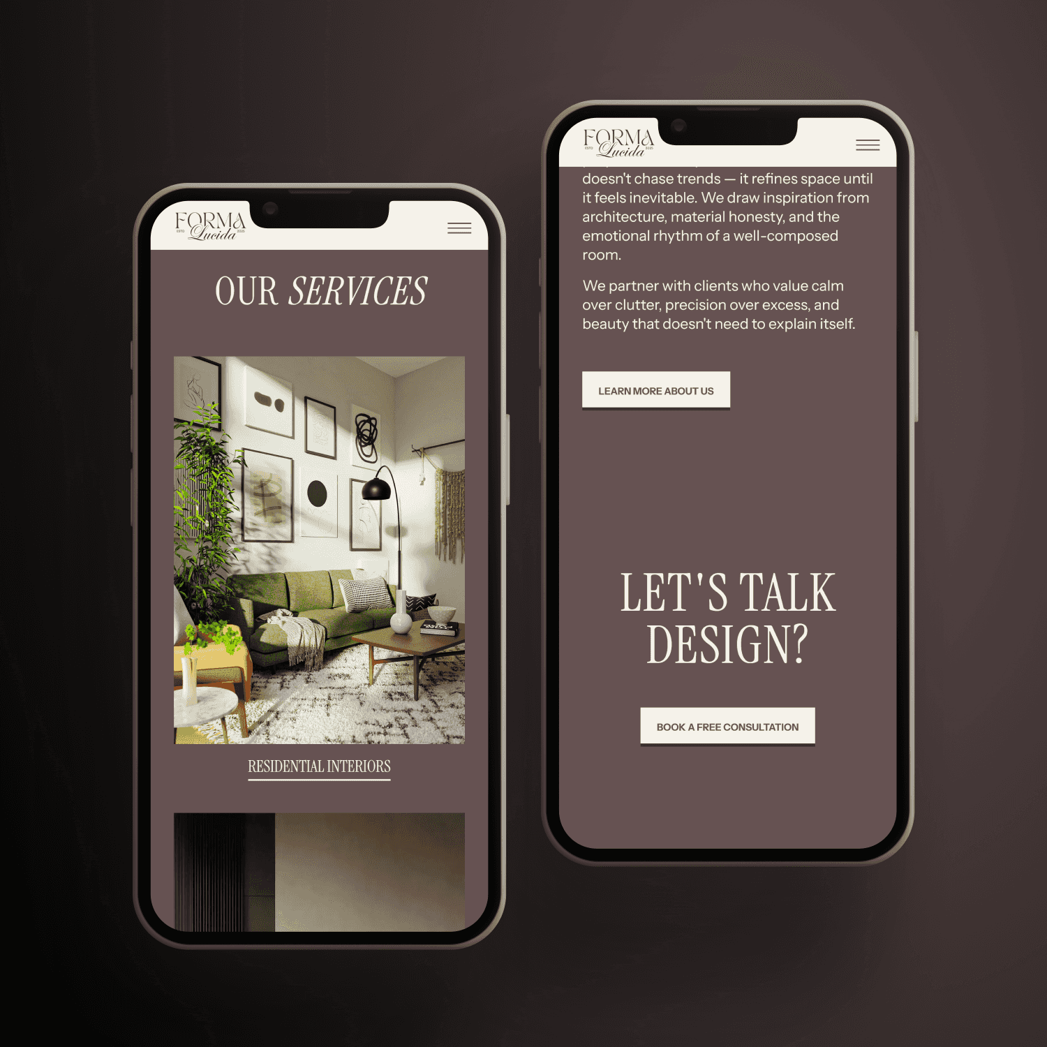 Semi custom websites for Washington, D.C., USA